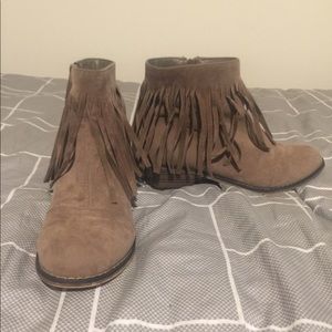 Brown booties